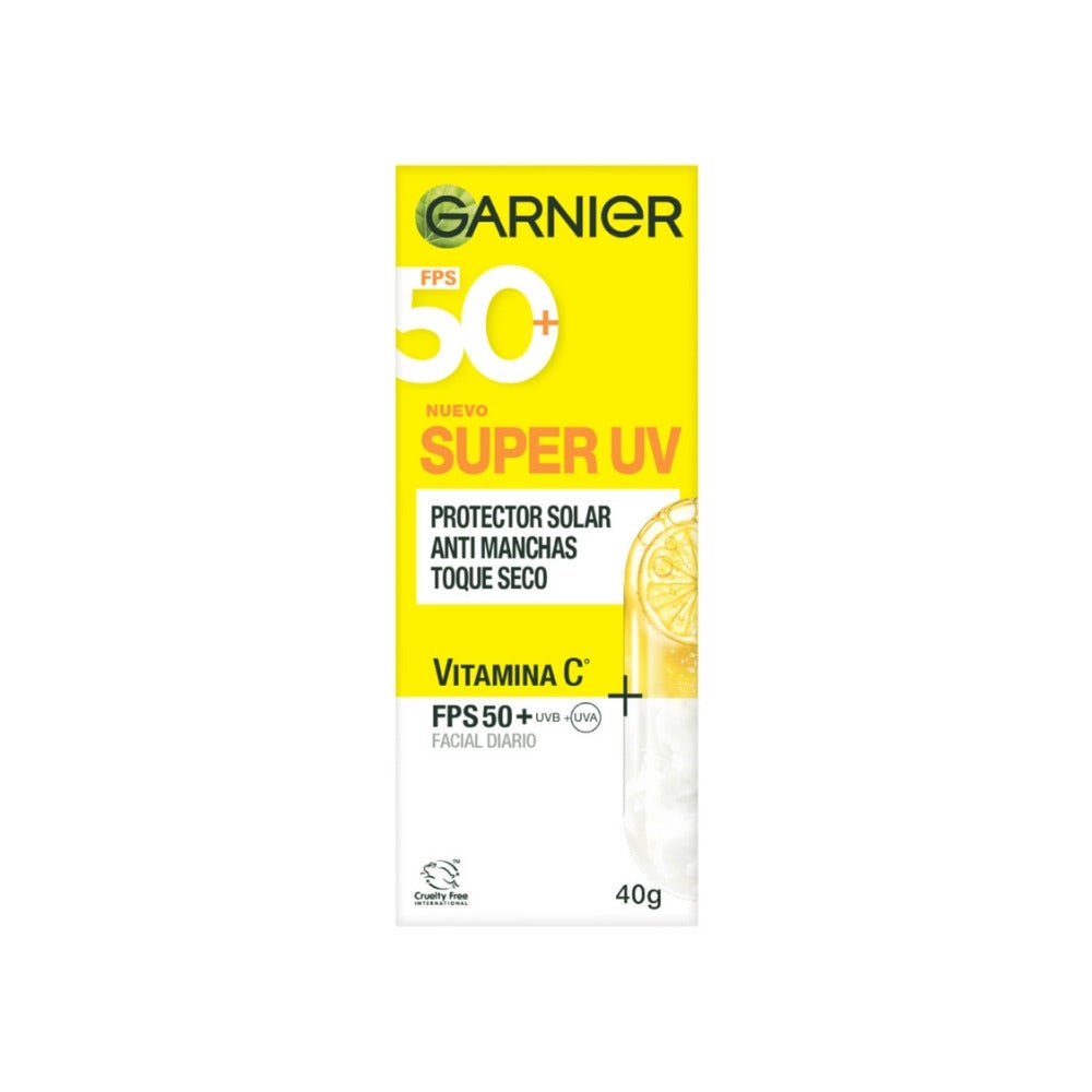 PROTECTOR SOLAR GARNIER SUPER UV TOQUE SECO INVISIBLE FRASCO 40 G