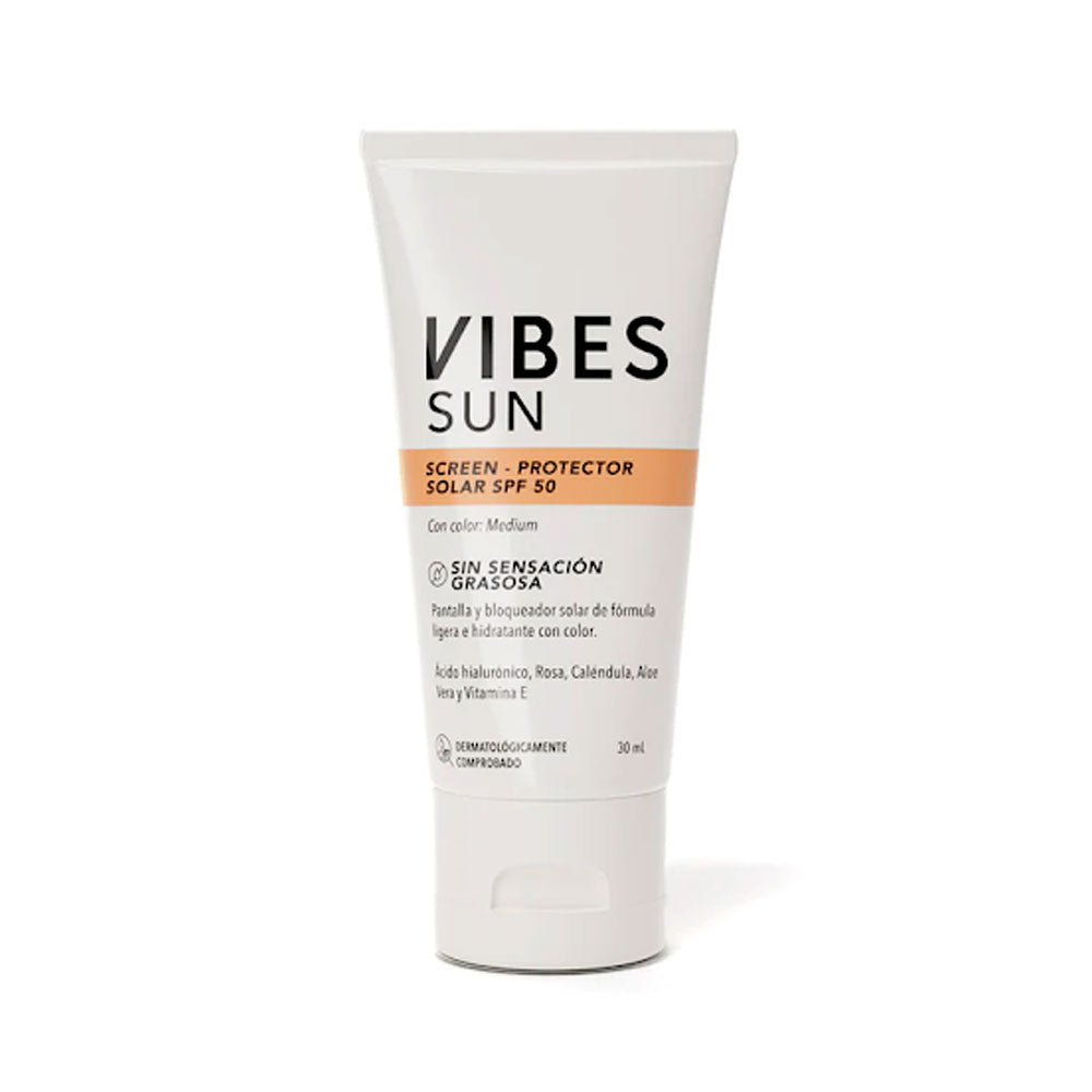 PROTECTOR SOLAR MINI MEDIUM VIBES SPF 50 TUBO 30 ML