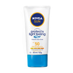 PROTECTOR SOLAR NIVEA SUN FACE LIGHT FEEL SPF 50 TUBO 50 ML