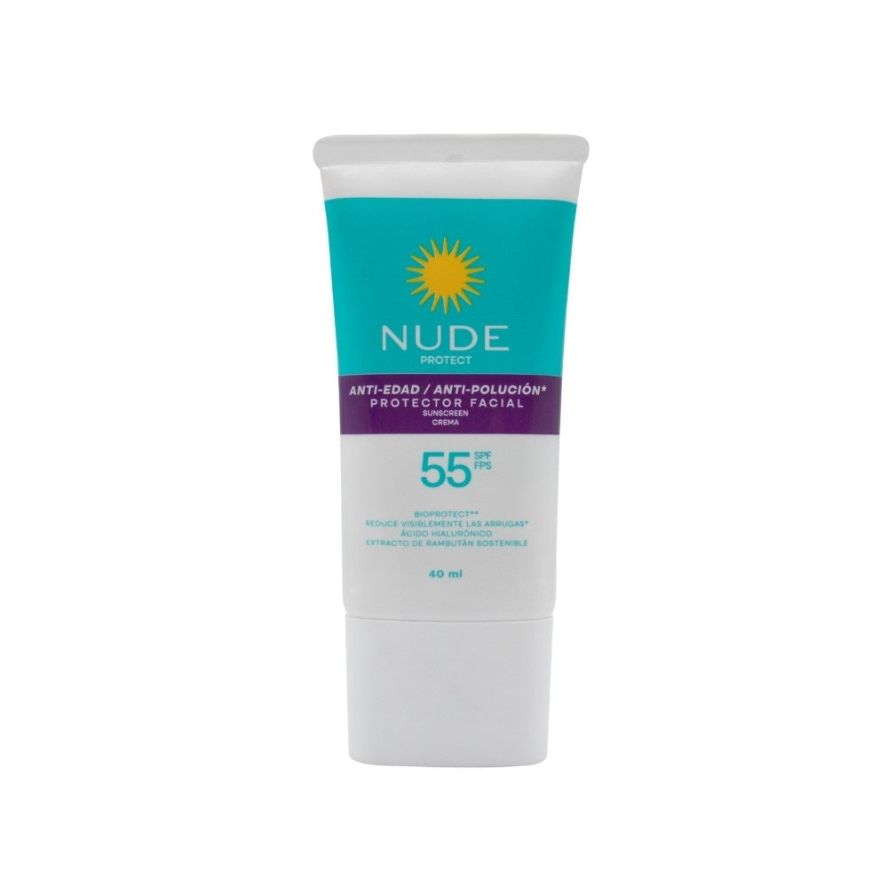PROTECTOR SOLAR NUDE ANTIEDAD CAJA 40 ML