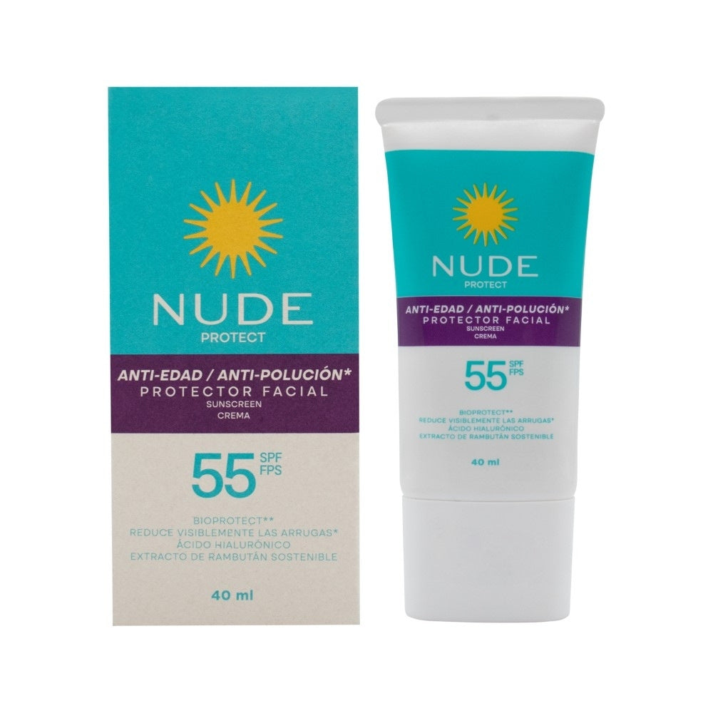 PROTECTOR SOLAR NUDE ANTIEDAD CAJA 40 ML