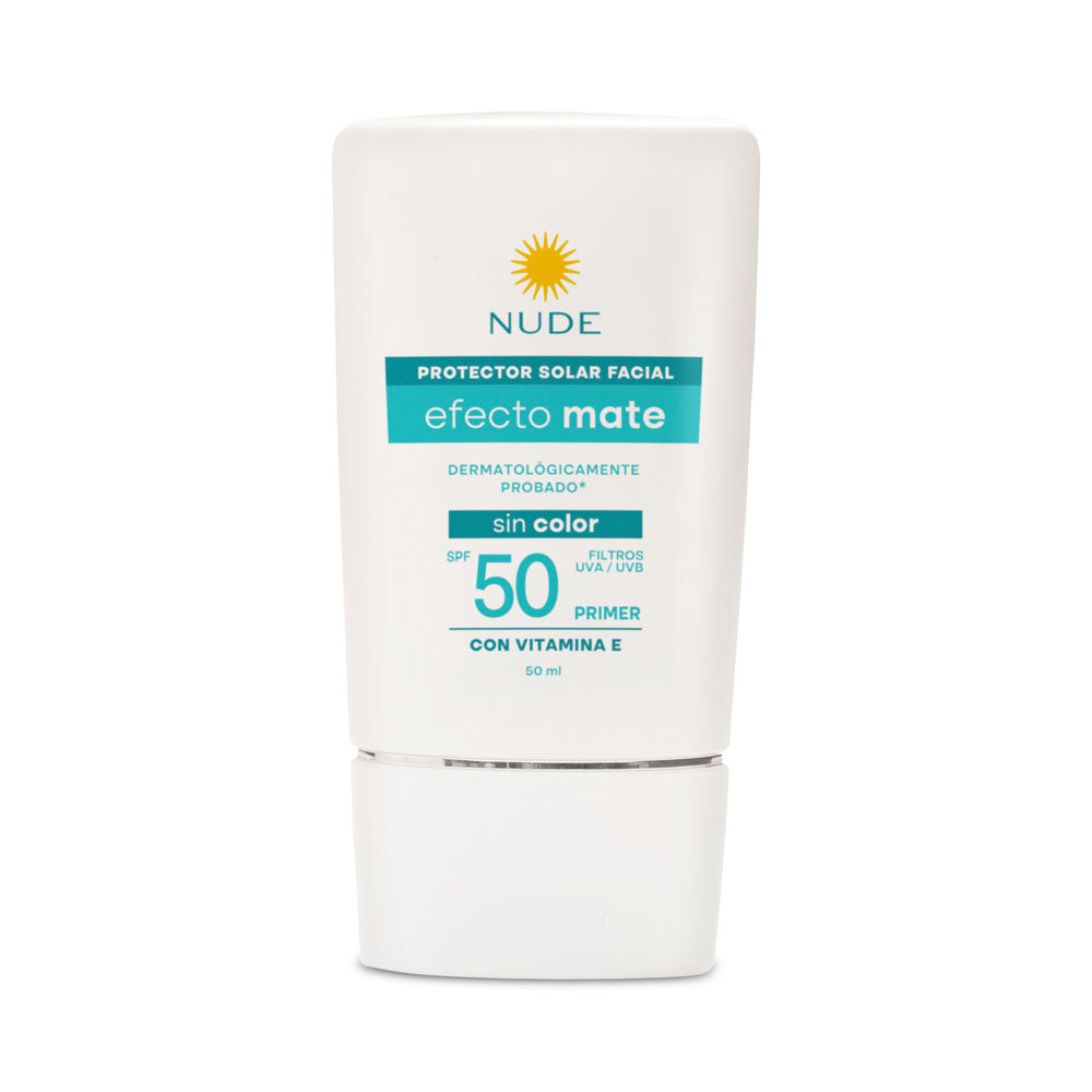 PROTECTOR SOLAR NUDE FACIAL MATE SPF 50 CAJA 50 ML