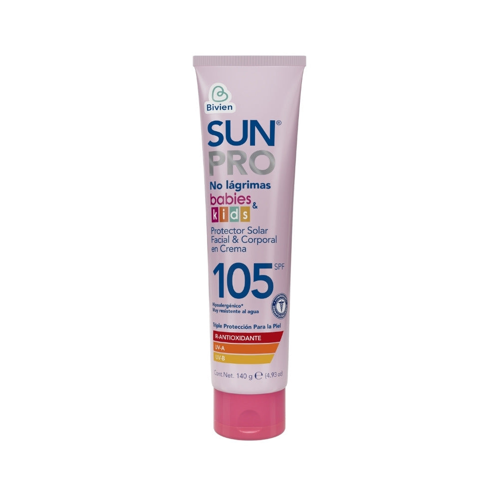 PROTECTOR SOLAR SUN PRO BABIES/KIDS SPF 105 FRASCO 140 G