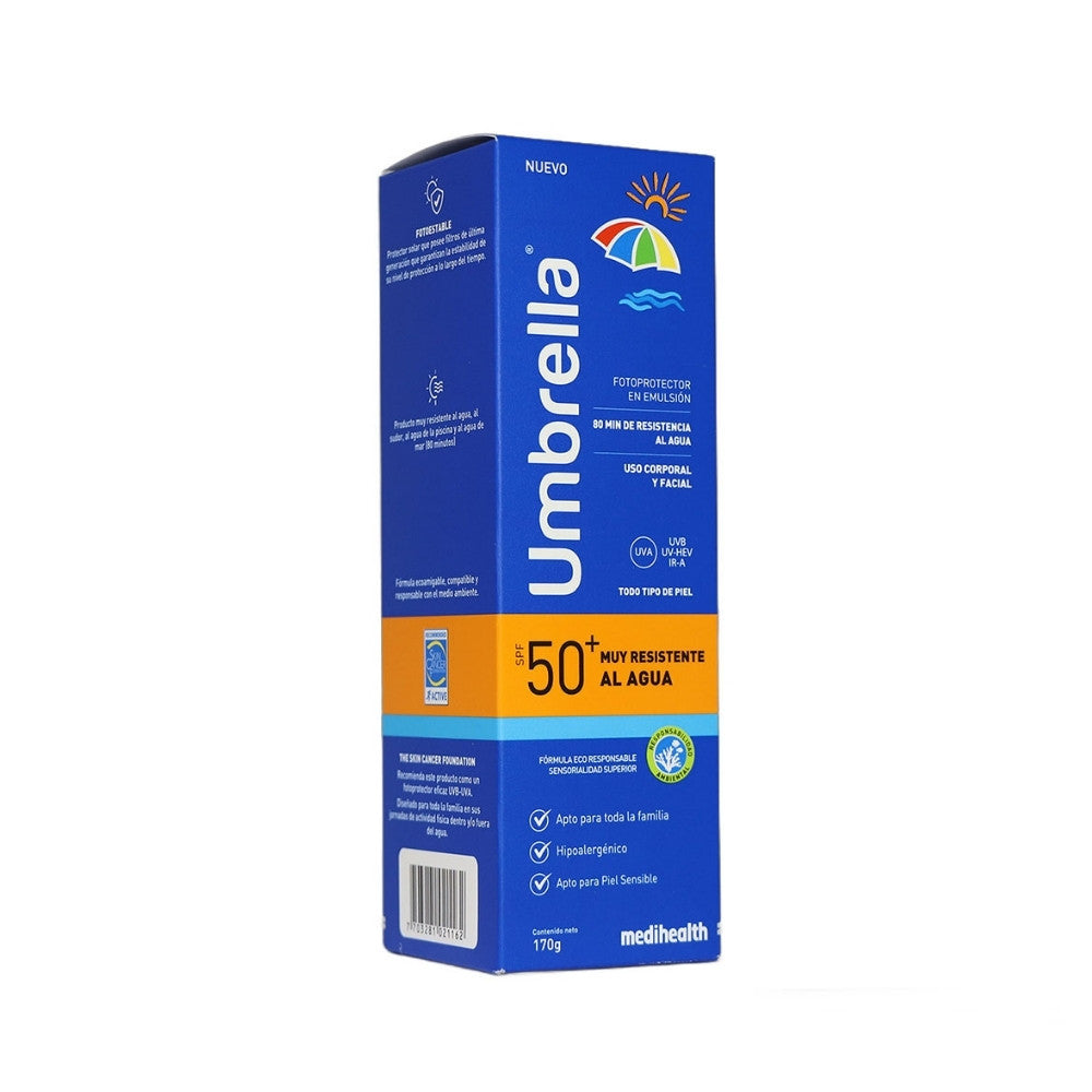 PROTECTOR SOLAR UMBRELLA RESISTENTE AL AGUA SPF 50+ TUBO 170 G