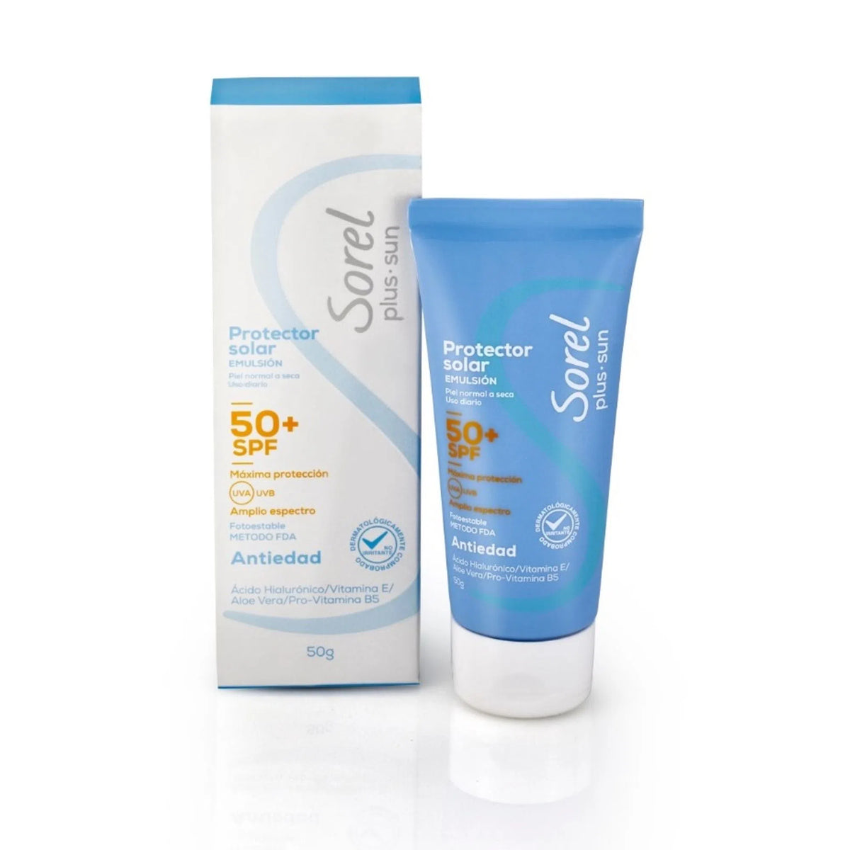 PROTECTOR SOREL PLUS SUN EMULSION SPF 50+ TUBO 50 G