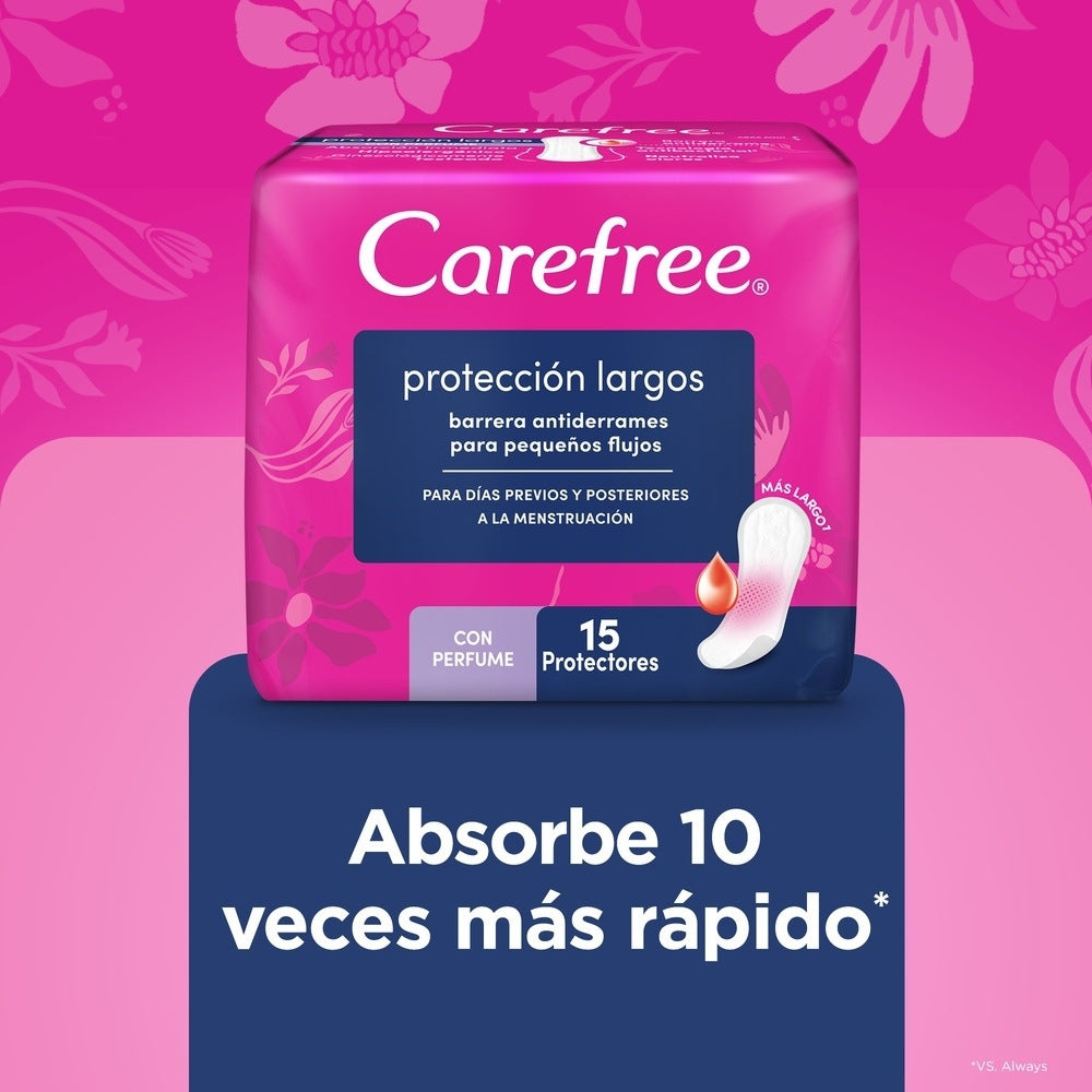 PROTECTORES CAREFREE PROTECCION LARGOS BOLSA X 40 UNDS