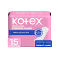 PROTECTORES KOTEX DUO PH BALANCE BOLSA X 15 UNDS