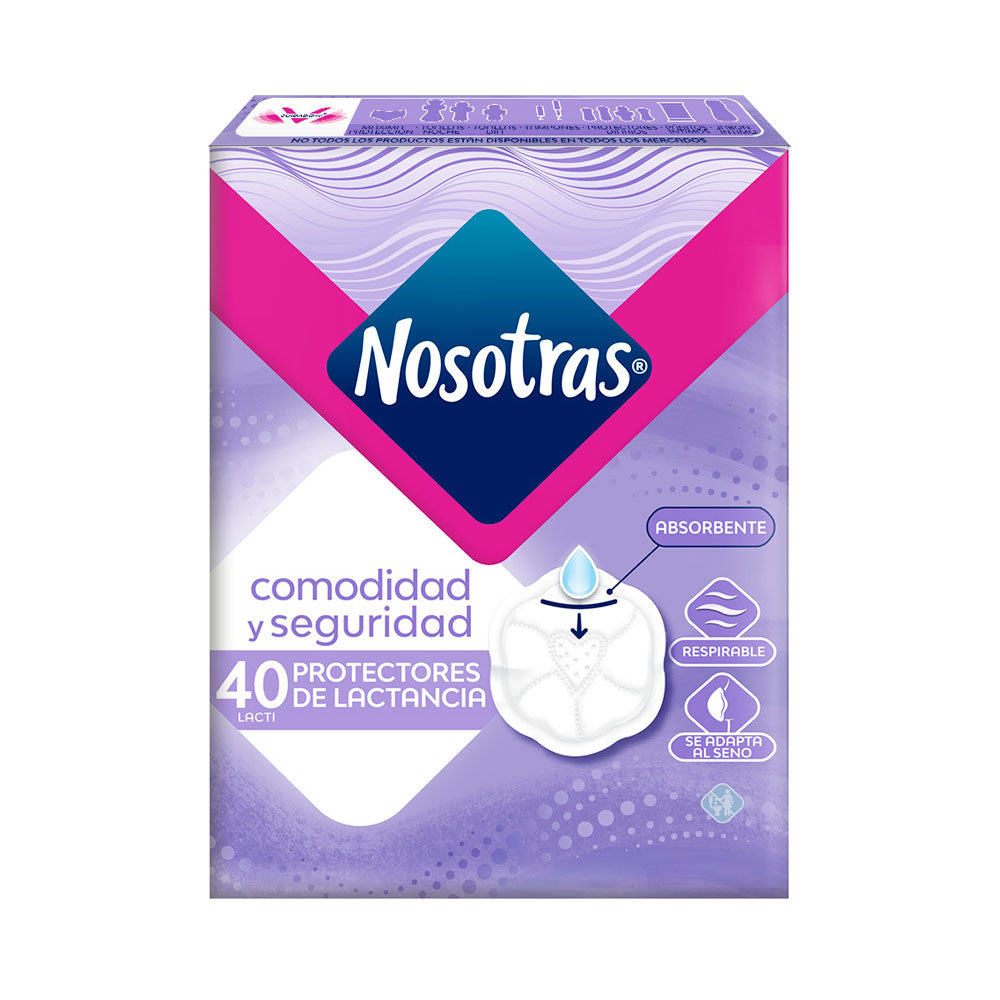 PROTECTORES NOSOTRAS LACTI CAJA X 40 UNDS