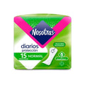 PROTECTORES NOSOTRAS NORMAL BOLSA X 15 UNDS