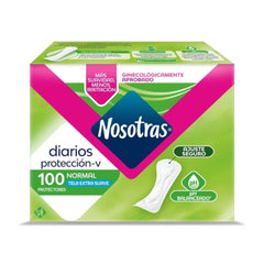 Protectores Nosotras Normal Paquete X 100 Unds
