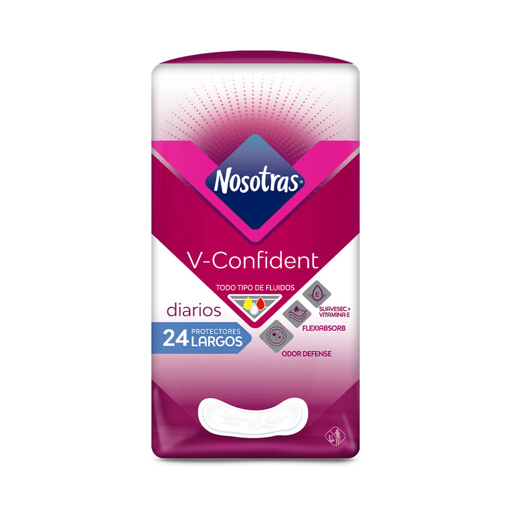 PROTECTORES V CONFIDENT LARGO CAJA X 24 UNDS