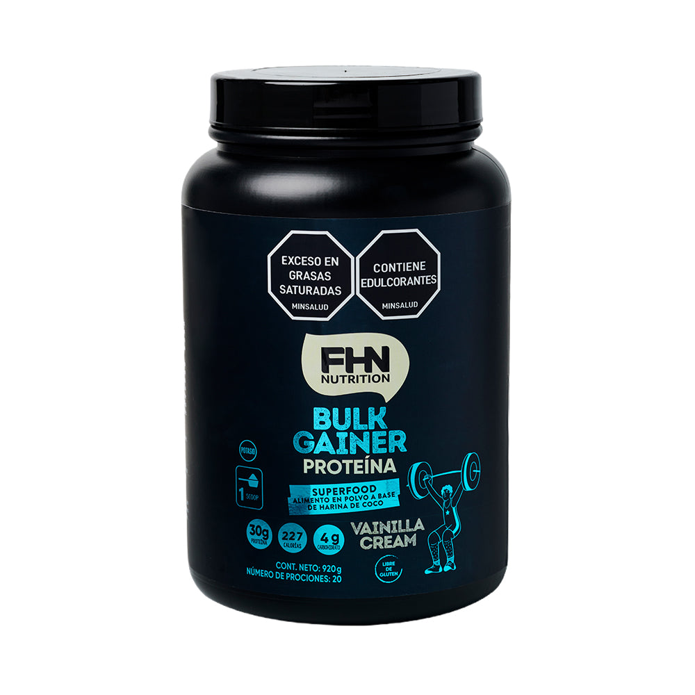 PROTEINA FHN NUTRITION BULK GAINER VAINILLA POTE 920 G