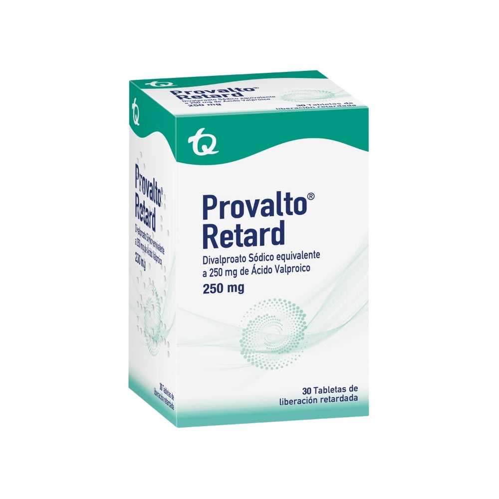 PROVALTO RETARD (RG) TABLETAS 250 MG FRASCO X 30 UNDS