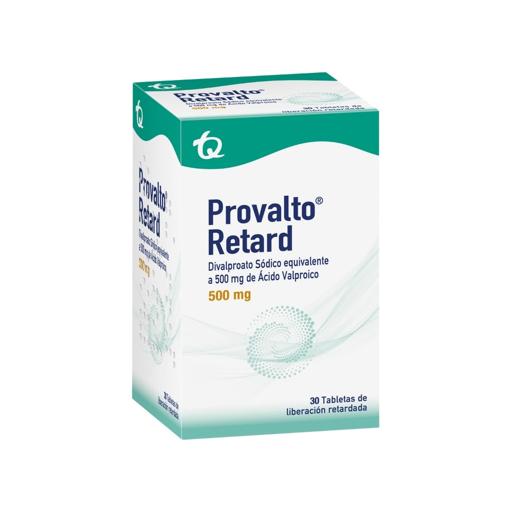 PROVALTO RETARD (RG) TABLETAS 500 MG FRASCO X 30 UNDS