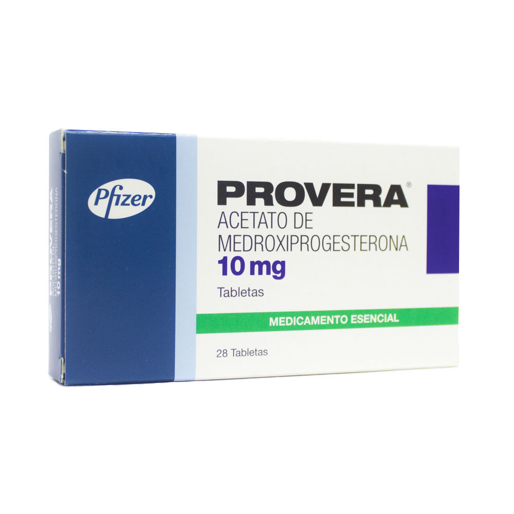 PROVERA (RG) TABLETAS 10 MG CAJA X 28 UNDS