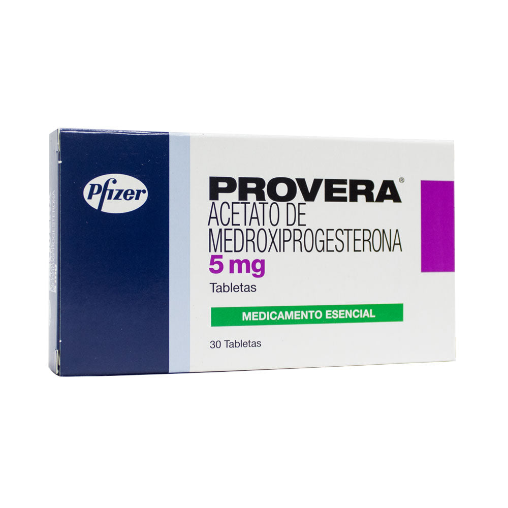 PROVERA (RG) TABLETAS 5 MG CAJA X 30 UNDS