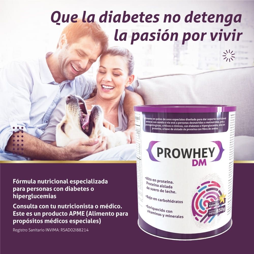 PROWHEY DM POLVO LATA 850 G