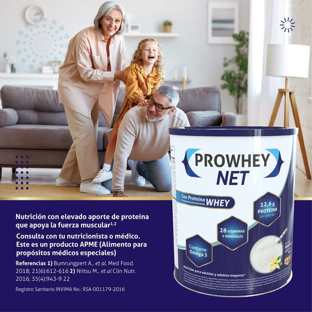 PROWHEY NET POLVO VAINILLA LATA 868 G