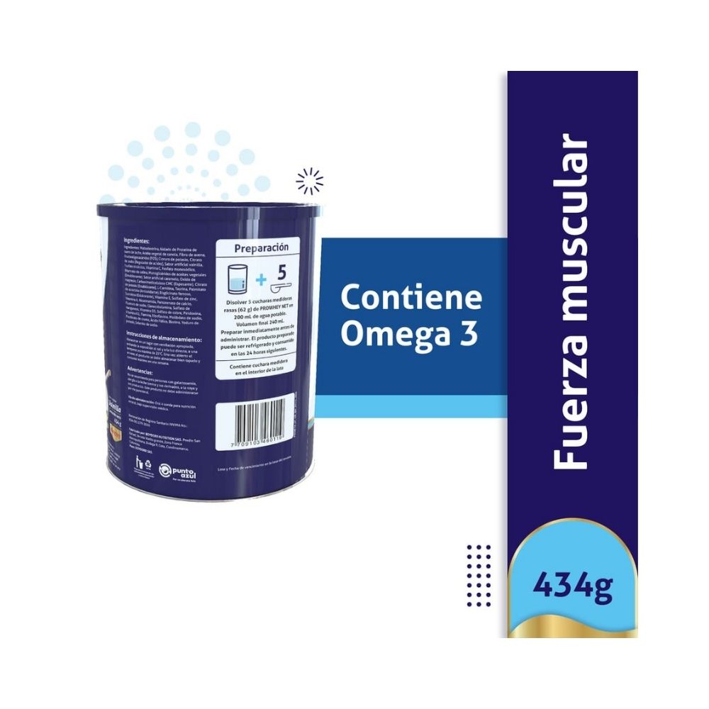 PROWHEY NET VAINILLA LATA 434 G
