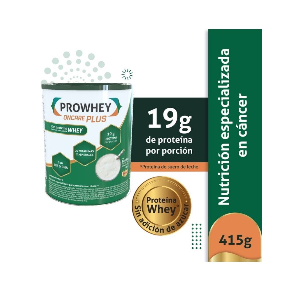 PROWHEY ONCARE PLUS POLVO VAINILLA LATA 415G