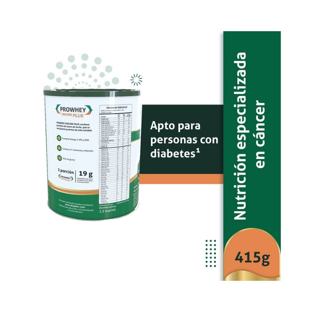 PROWHEY ONCARE PLUS POLVO VAINILLA LATA 415G