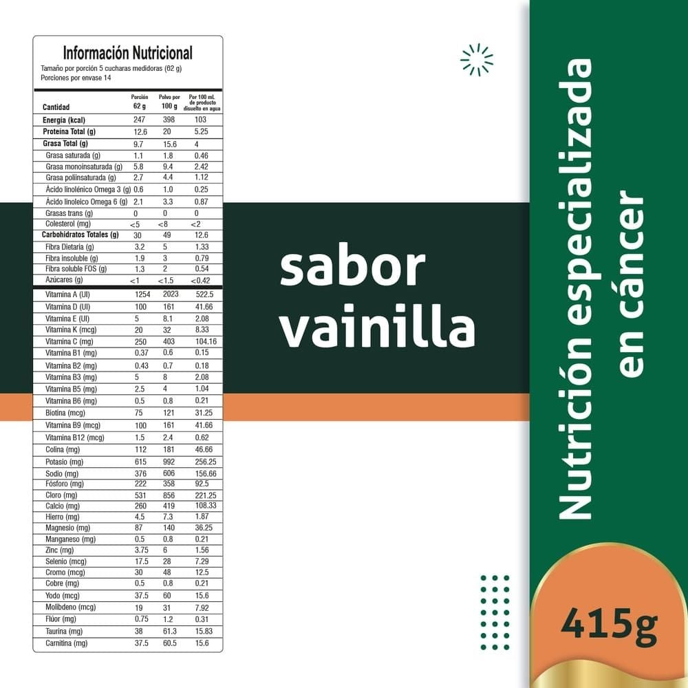 PROWHEY ONCARE PLUS POLVO VAINILLA LATA 415G