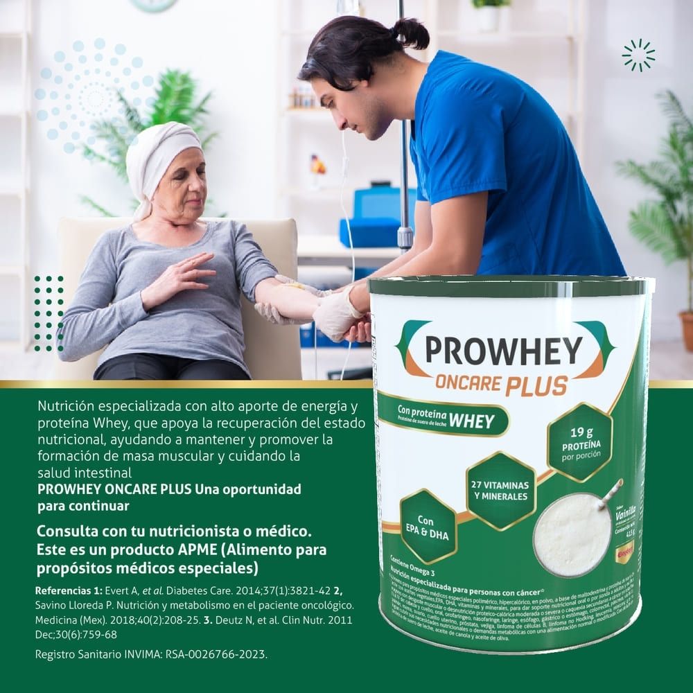 PROWHEY ONCARE PLUS POLVO VAINILLA LATA 415G