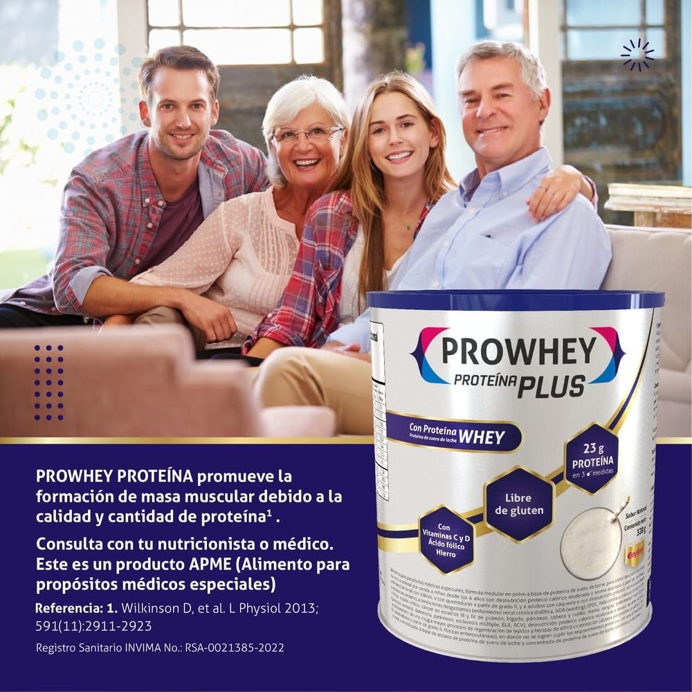 PROWHEY PLUS POLVO LATA 320 G