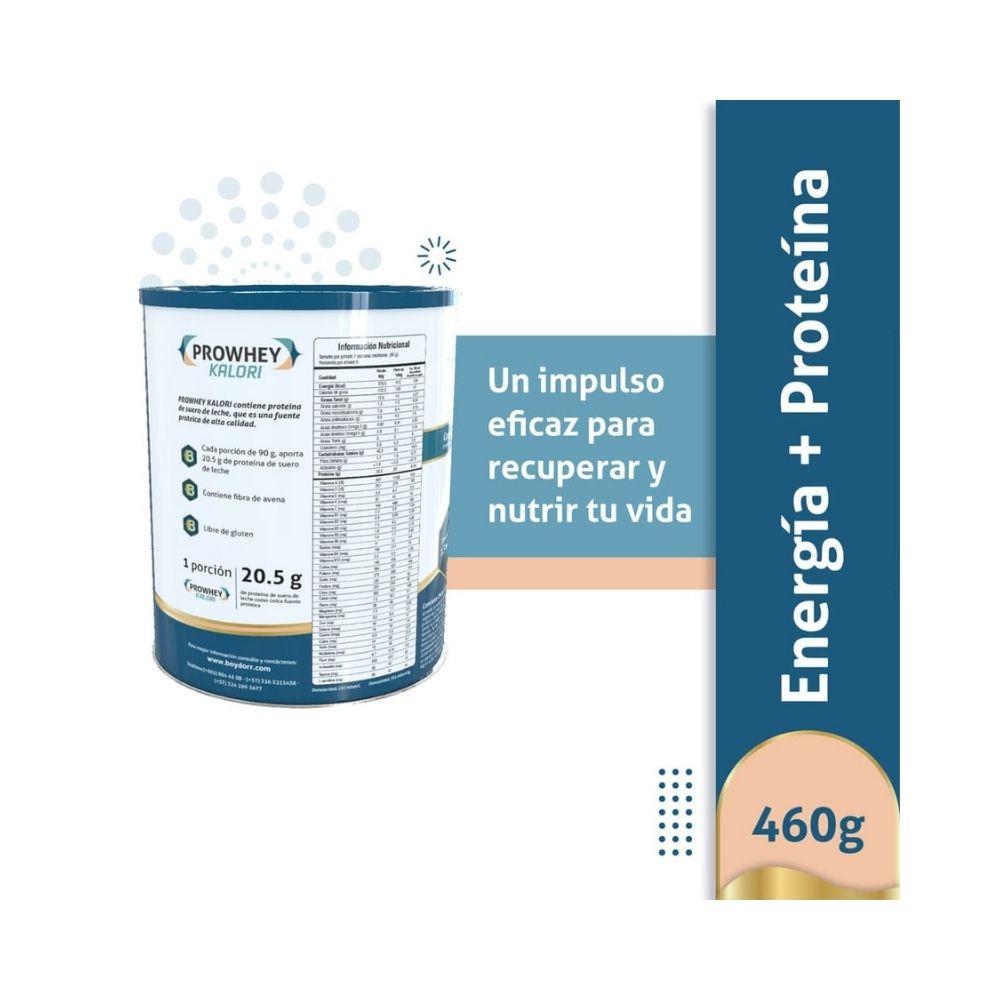 PROWHEY POLVO KALORI VAINILLA CARAMELO LATA 460 G