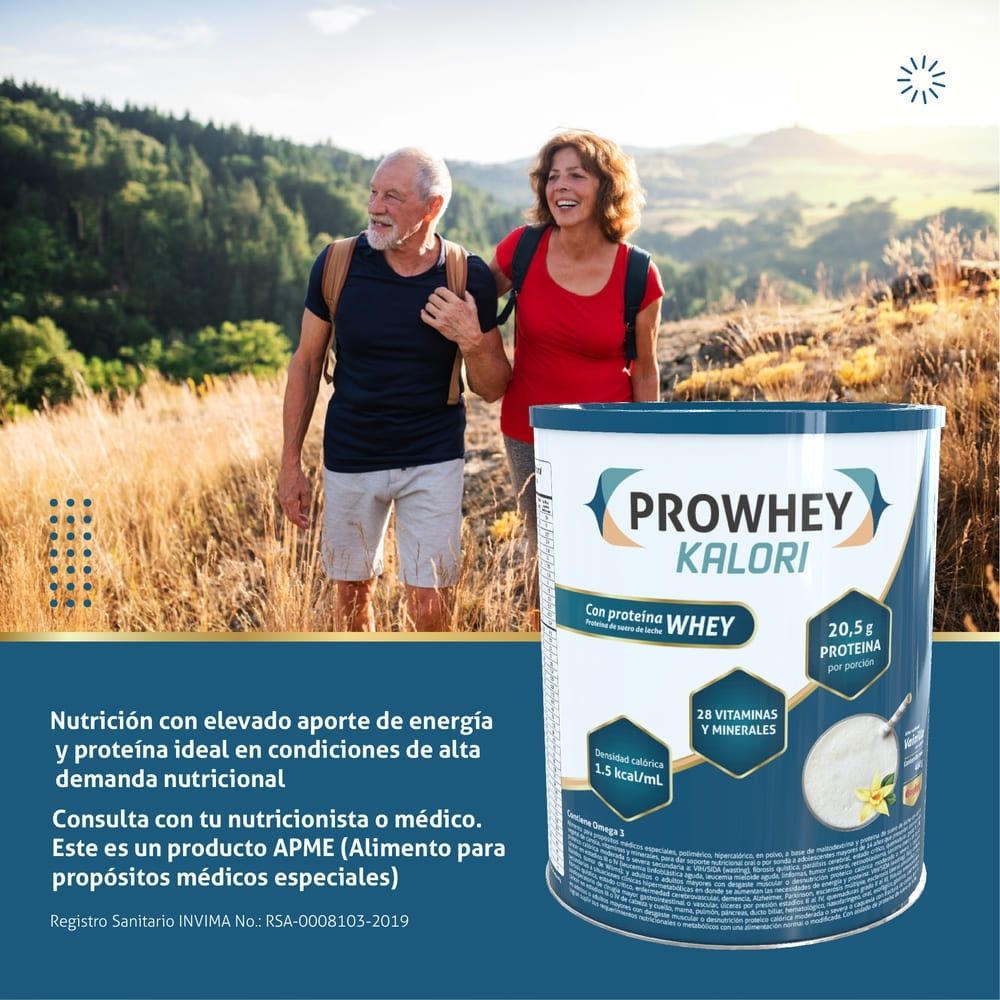 PROWHEY POLVO KALORI VAINILLA CARAMELO LATA 460 G