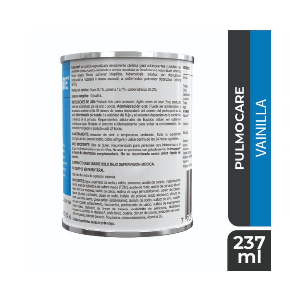 PULMOCARE LIQUIDO VAINILLA LATA 237 ML