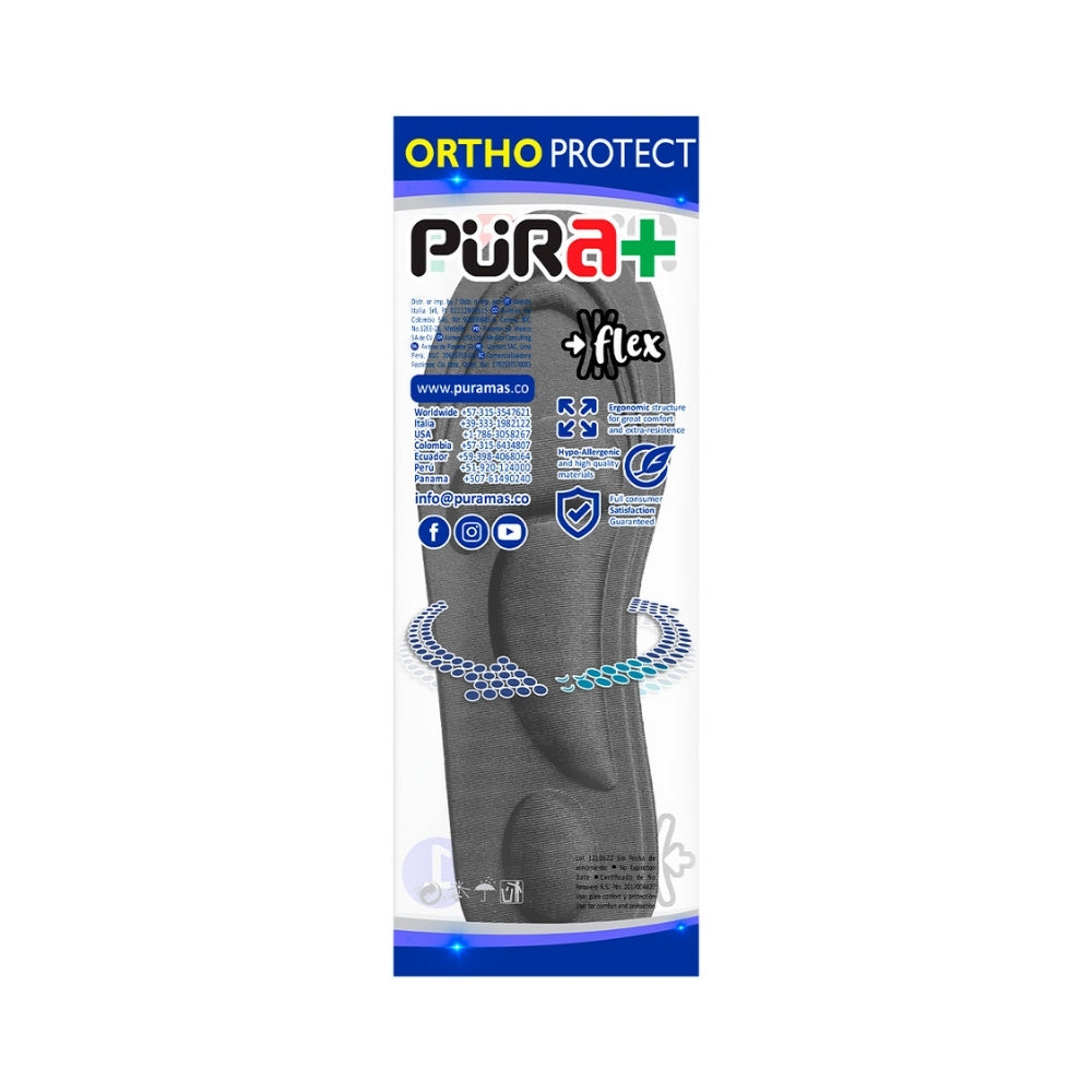 PURA+ PLANTILLA ULTRA FLEX DISPOSITIVO MEDICO TALLA 35-41 BOLSA X 1 PAR