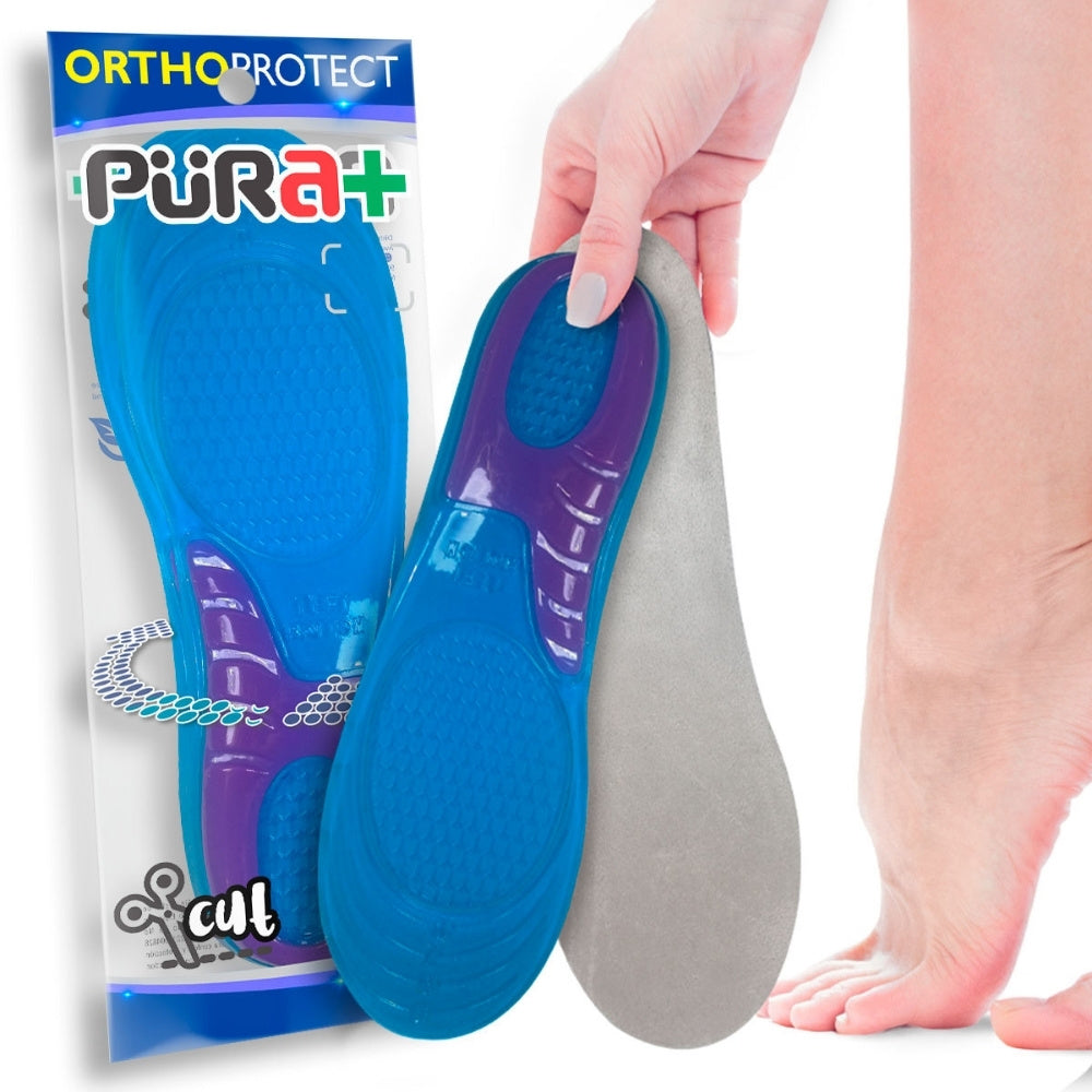 PURA+ PLANTILLAS GEL DISPOSITIVO MEDICO TALLA 35-36 BOLSA X 1 PAR