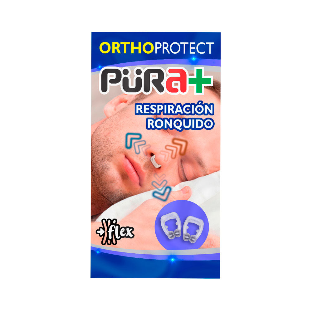 PURA+CLIC ANTIRONQUIDO NASAL DISPOSITIVO MEDICO BOLSA X 2 UNDS