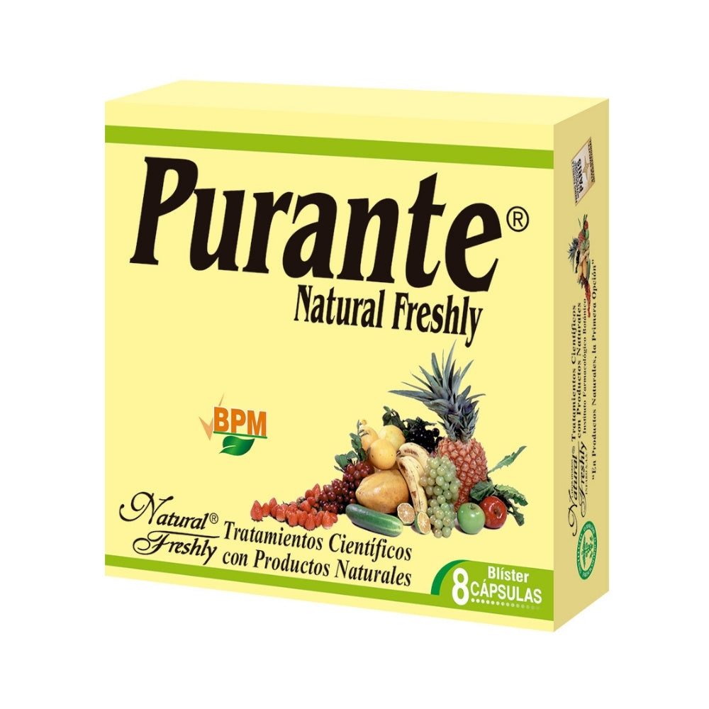 PURANTE NATURAL CAPSULAS CAJA X 8 UNDS