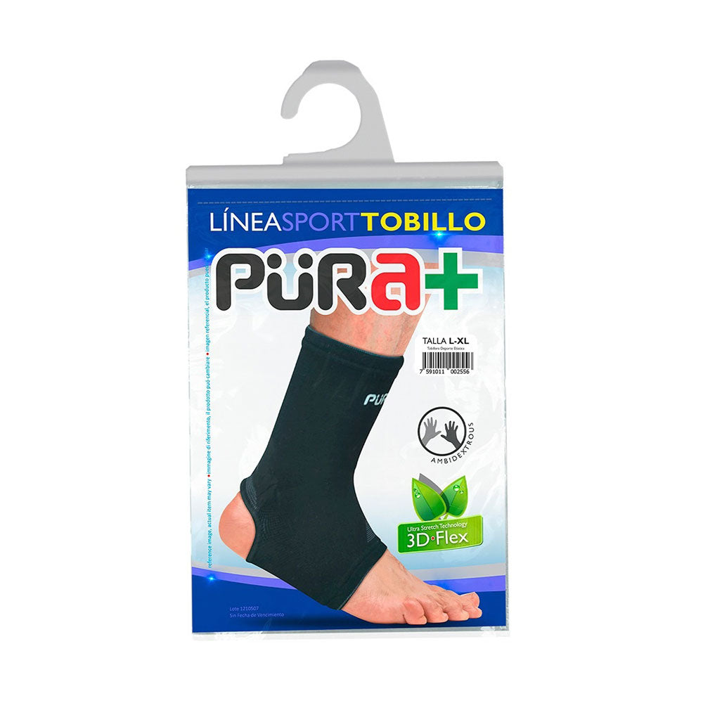 PURA+TOBILLERAS ESGUINCES DISPOSITIVO MEDICO BOLSA X 1 UND