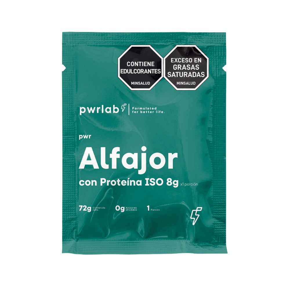 PWR ALFAJOR PROTEINA ISO BOLSA 72 G