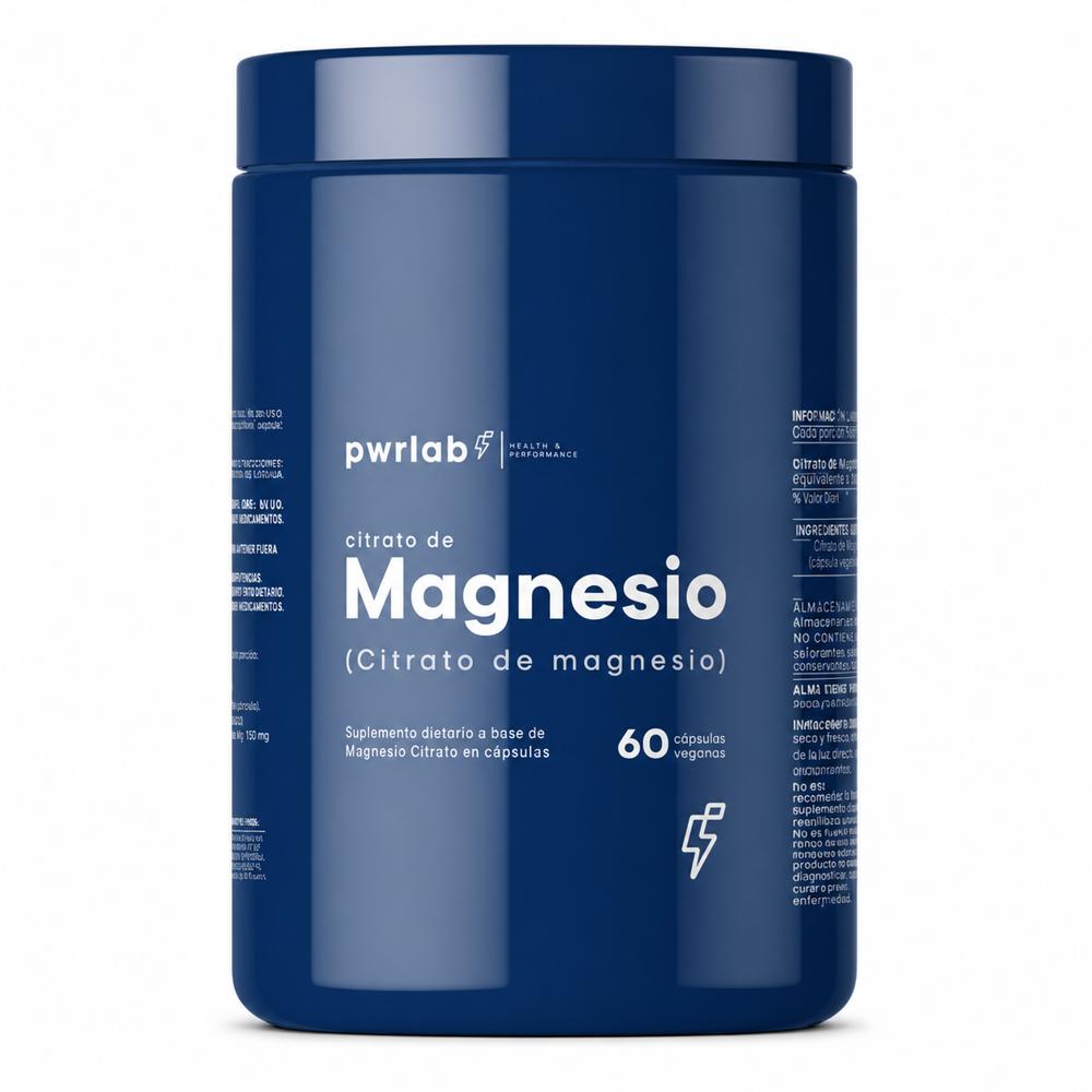PWR CITRATO DE MAGNESIO CAPSULAS 240 MG POTE X 60 UNDS