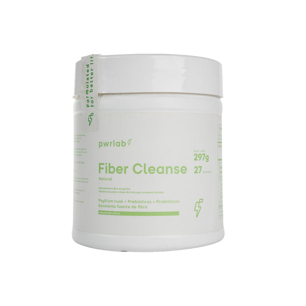 PWR FIBER CLEANSE POLVO NATURAL FRASCO 297 G