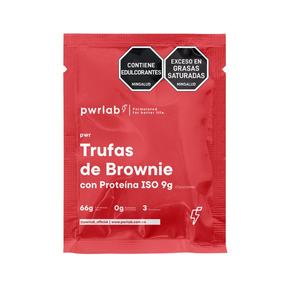 PWR TRUFAS DE BROWNIE BOLSA 66 G
