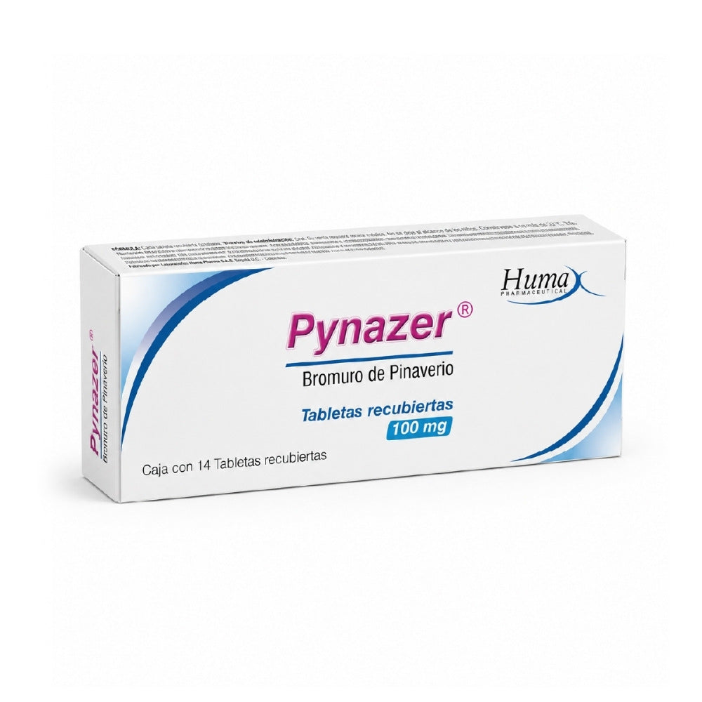 PYNAZER (PINAVERIO) TABLETAS 100 MG CAJA X 14 UNDS