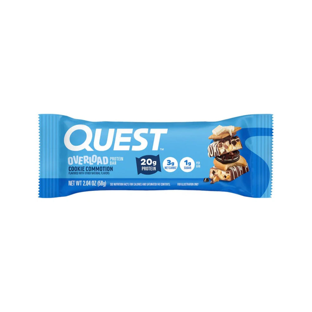 QUEST BARRA DE PROTEINA GALLETA RECUBIERTA COOKIES BOLSA 60 G