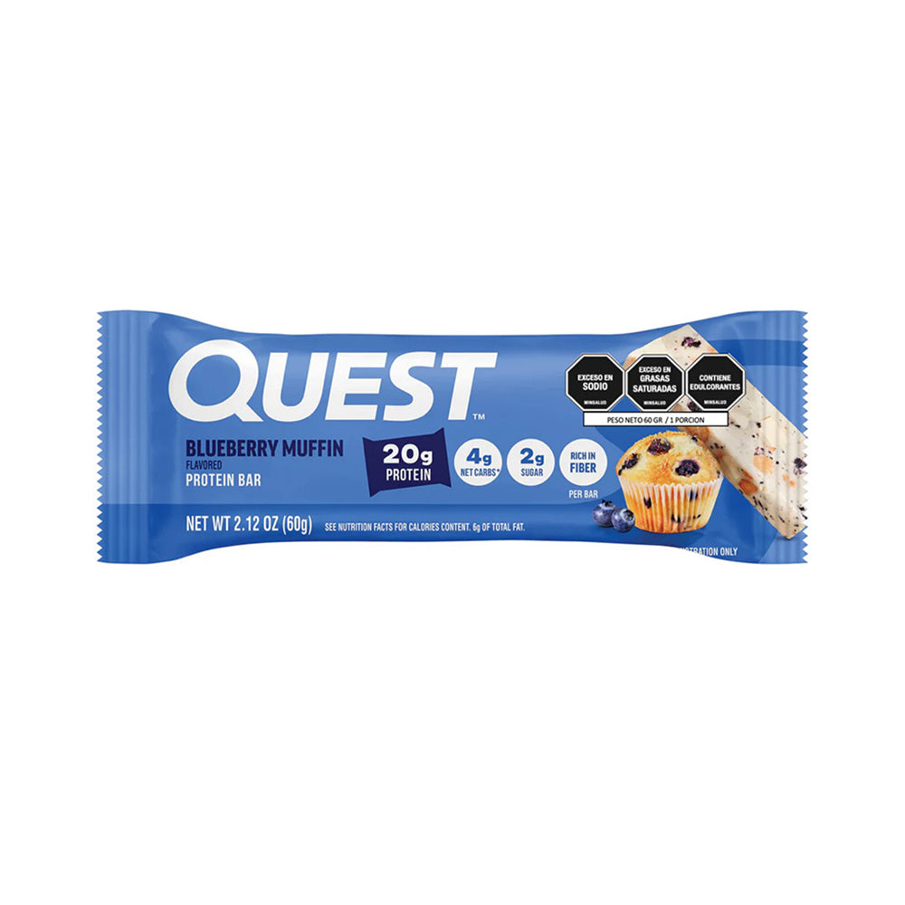 QUEST BARRA PROTEINA BLUEBERRY MUFFIN BOLSA 60 G