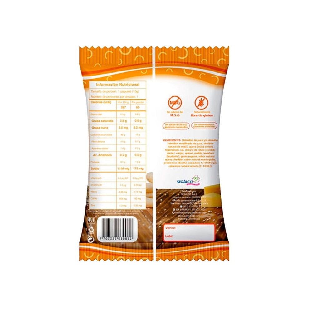 QUINOACLUB ROSQUITAS NATURAL 15 G