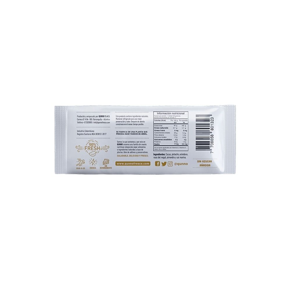 QUNNO PISTACHIO CUBES SACHET 90 G