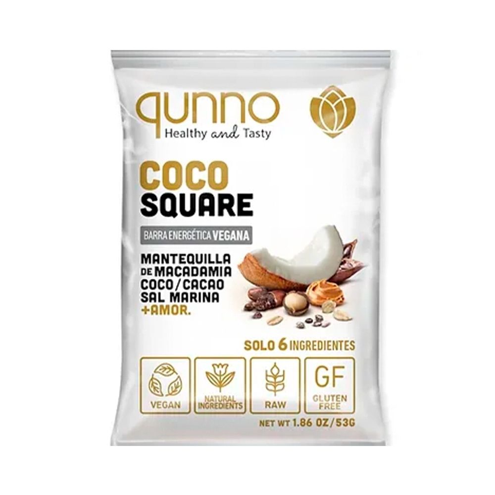 QUNNO SQUARE BARRA COCO BOLSA 53 G