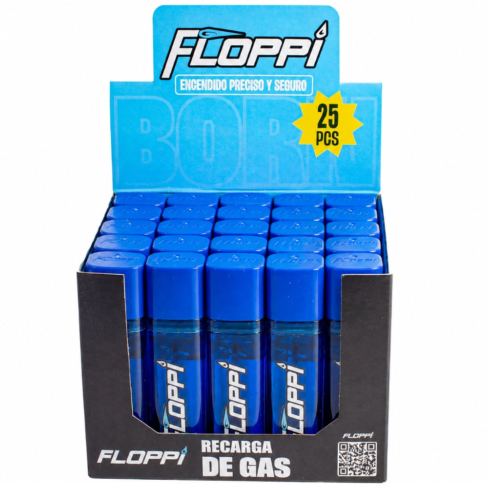 RECARGA FLOPPI GAS BUTANO FRASCO 18 ML