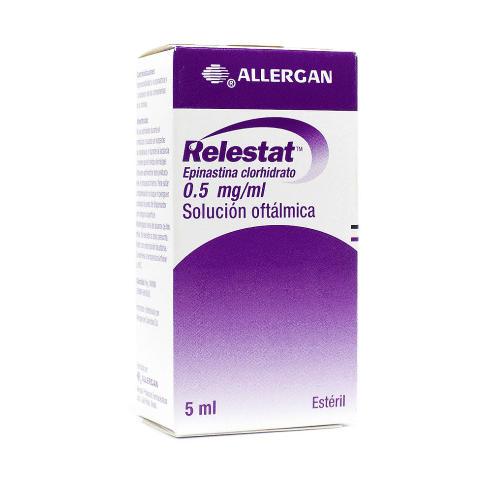 RELESTAT GOTAS OFTALMICAS 0.5 MG CAJA 5 ML