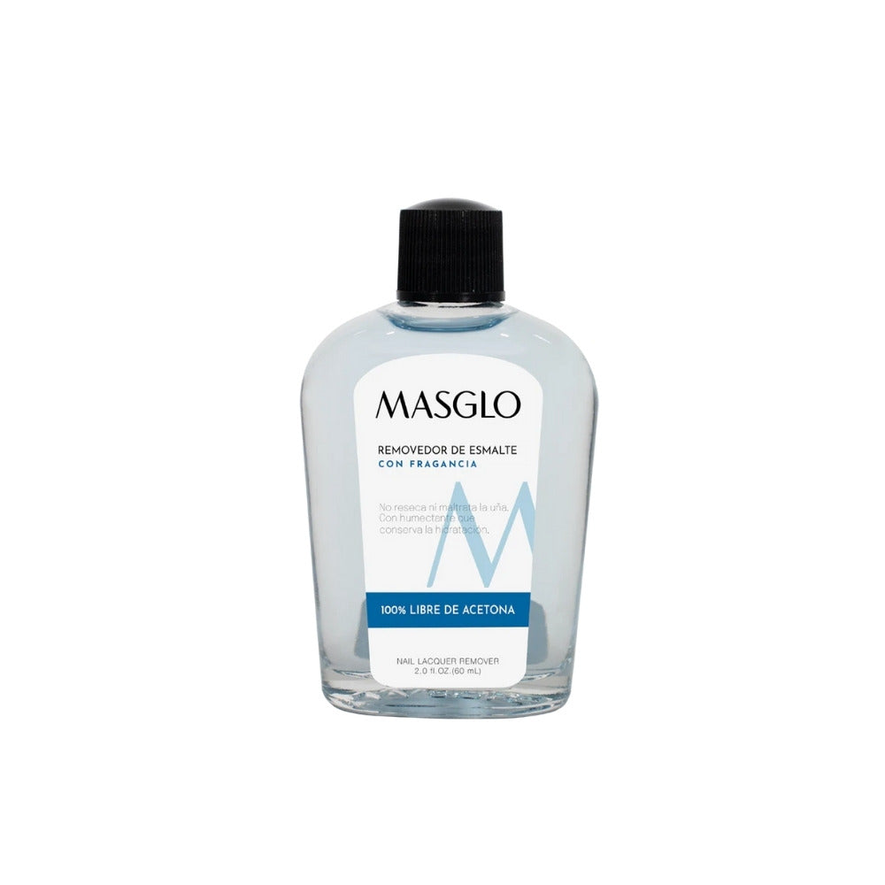 REMOVEDOR ESMALTE MASGLO FRASCO 60 ML