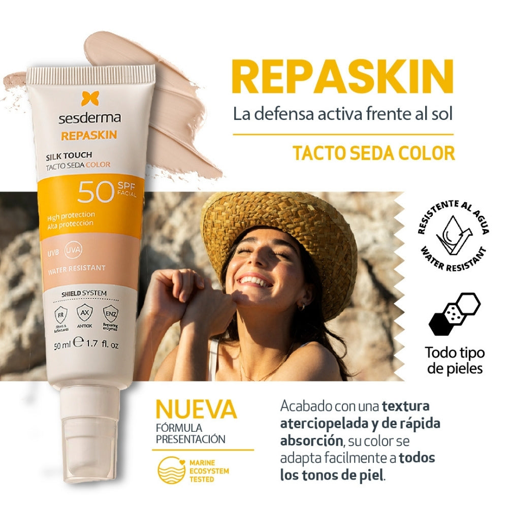REPASKIN FACIAL TQUE SEDA COLO SPF 50 FRASCO 50 ML
